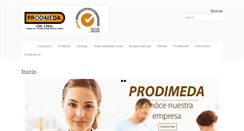 Desktop Screenshot of prodimeda.com