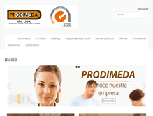 Tablet Screenshot of prodimeda.com